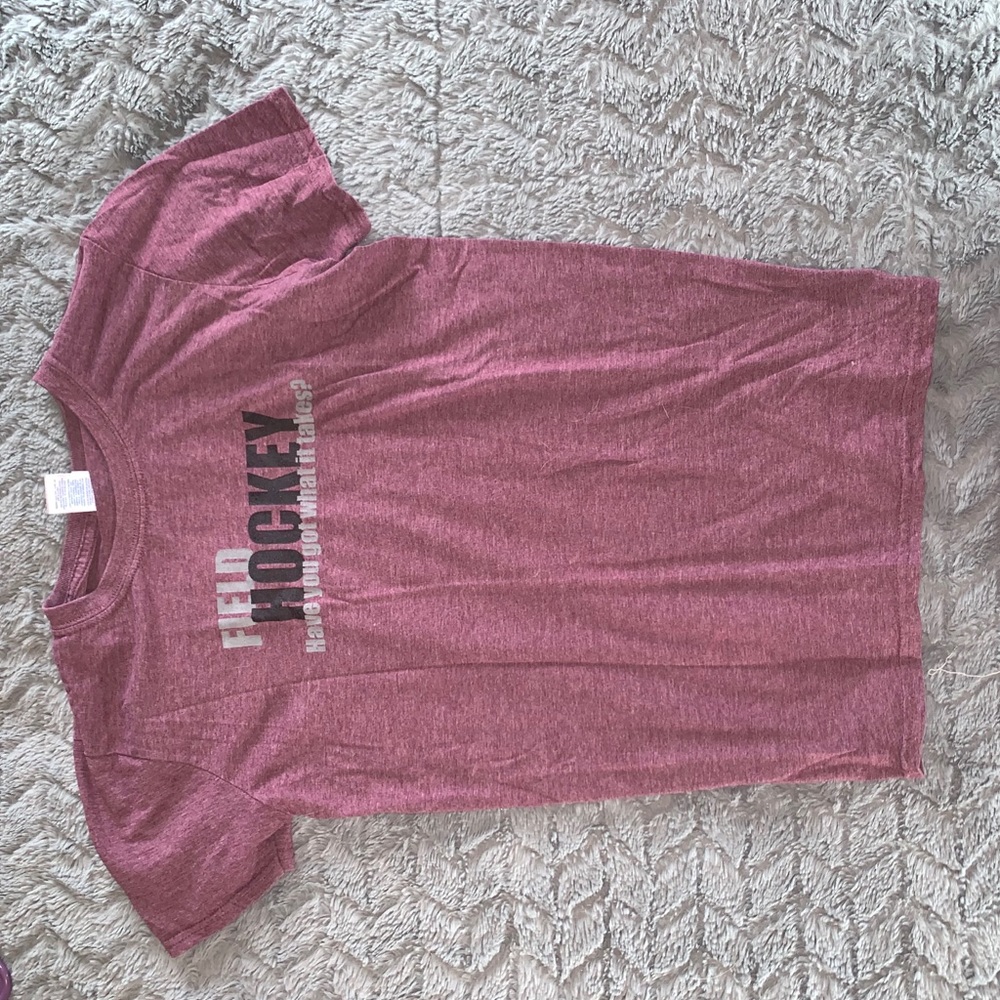 Field hockey themed tshirt